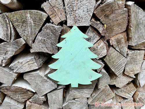 Tannenbaum, Patinakupfer