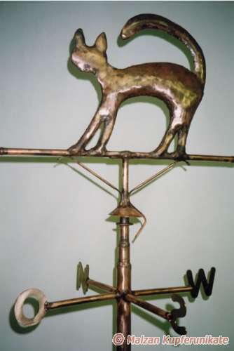 Wetterfahne Katze, Wetterkatze