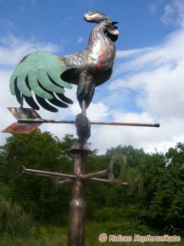 Wetterhahn, Treibarbeit